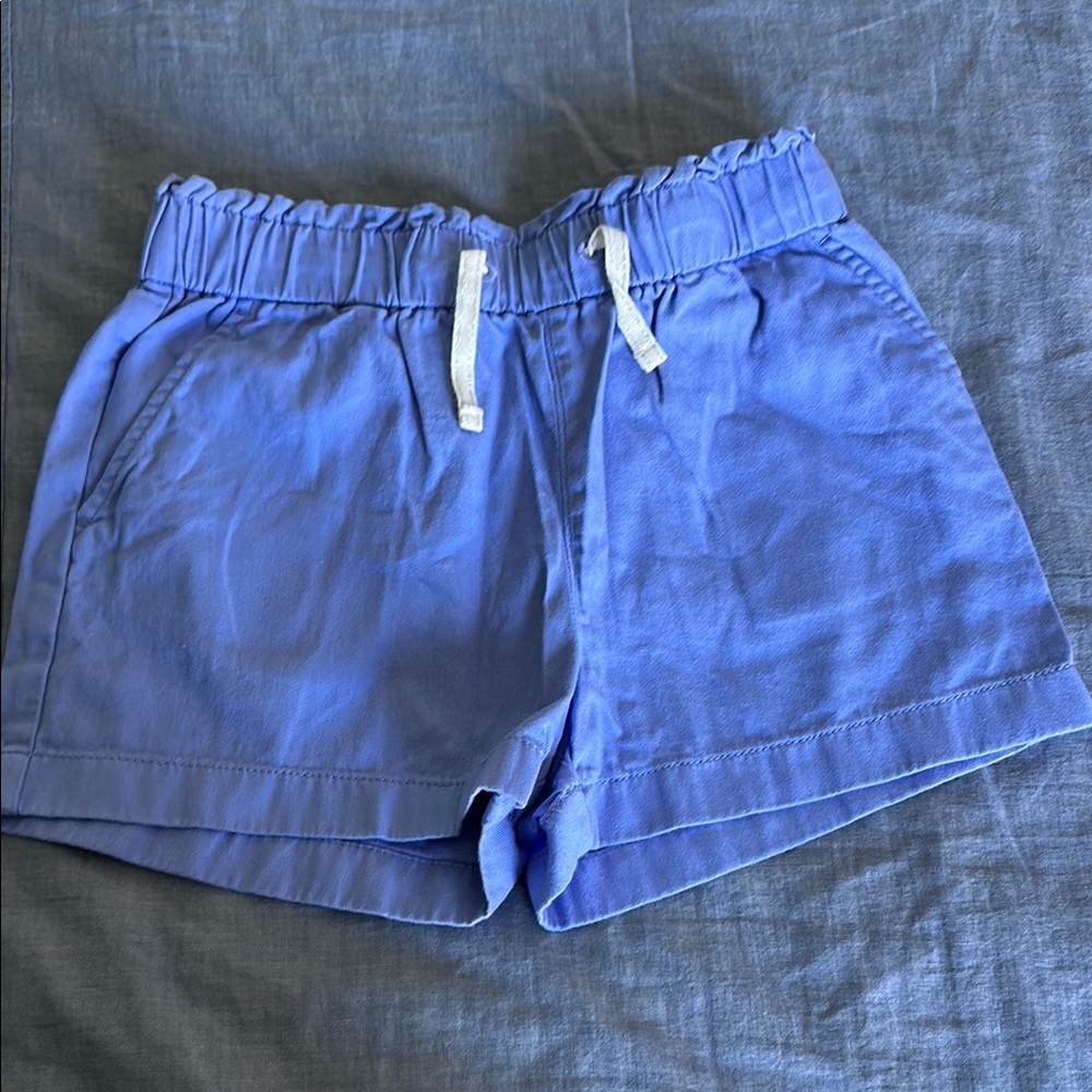 Crewcuts Periwinkle Casual Shorts with Elastic Waistband